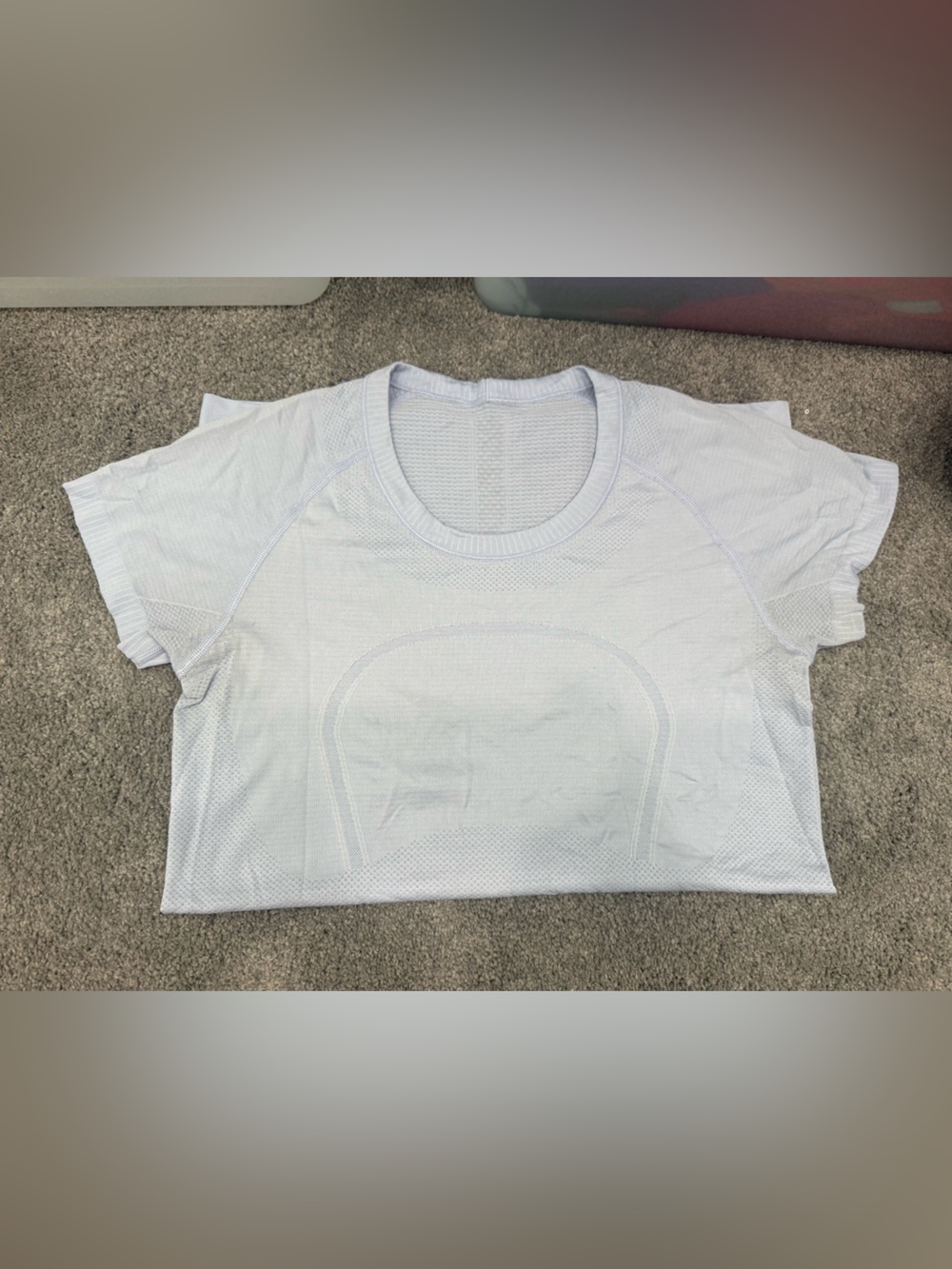 lululemon athletica Light Lavender Short Sleeve Tee